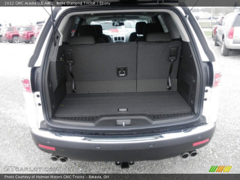 White Diamond Tricoat / Ebony 2012 GMC Acadia SLE AWD