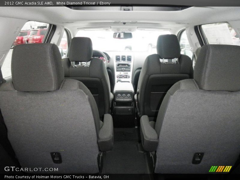 White Diamond Tricoat / Ebony 2012 GMC Acadia SLE AWD