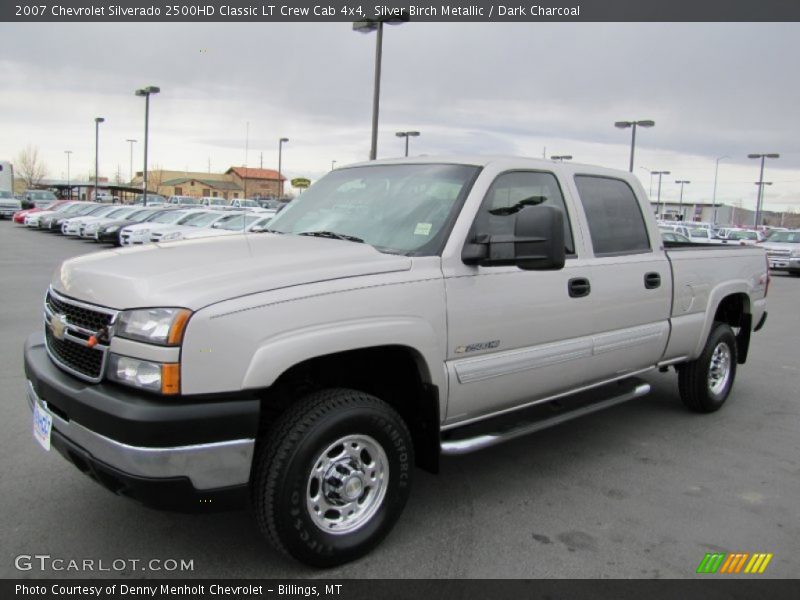 Silver Birch Metallic / Dark Charcoal 2007 Chevrolet Silverado 2500HD Classic LT Crew Cab 4x4