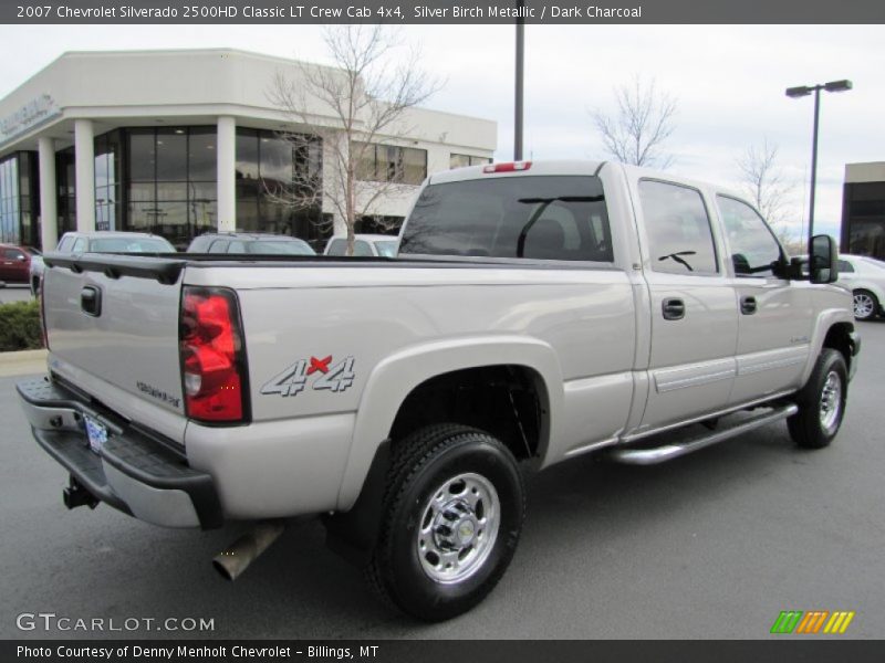 Silver Birch Metallic / Dark Charcoal 2007 Chevrolet Silverado 2500HD Classic LT Crew Cab 4x4
