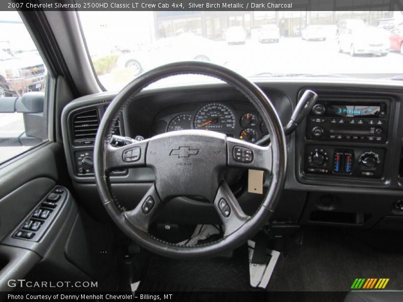 Silver Birch Metallic / Dark Charcoal 2007 Chevrolet Silverado 2500HD Classic LT Crew Cab 4x4