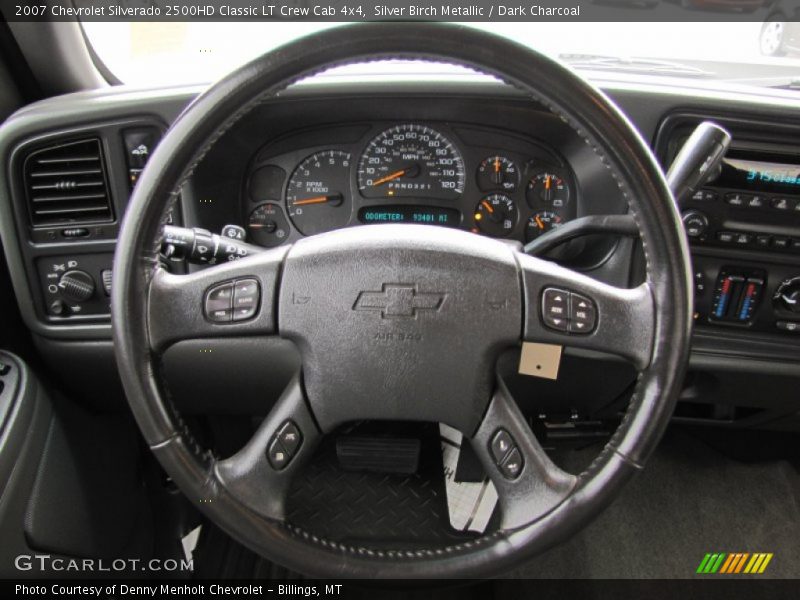 Silver Birch Metallic / Dark Charcoal 2007 Chevrolet Silverado 2500HD Classic LT Crew Cab 4x4
