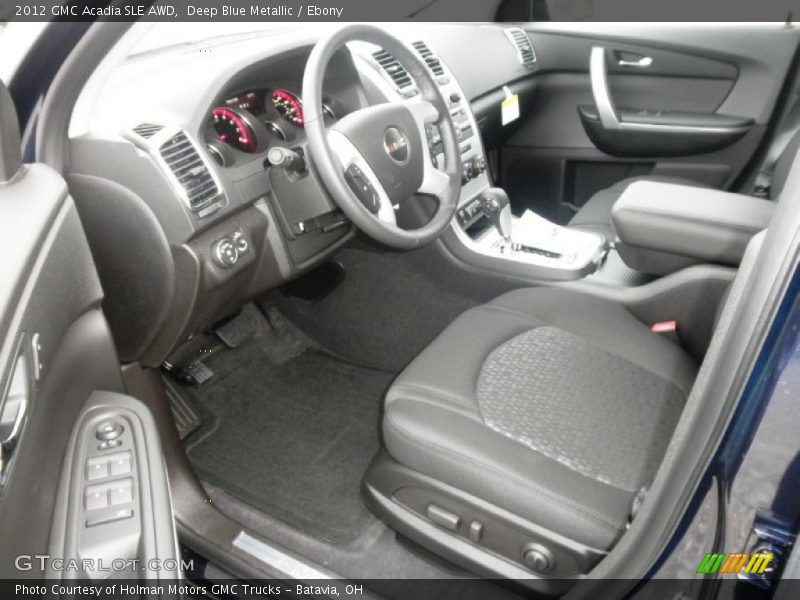 Deep Blue Metallic / Ebony 2012 GMC Acadia SLE AWD