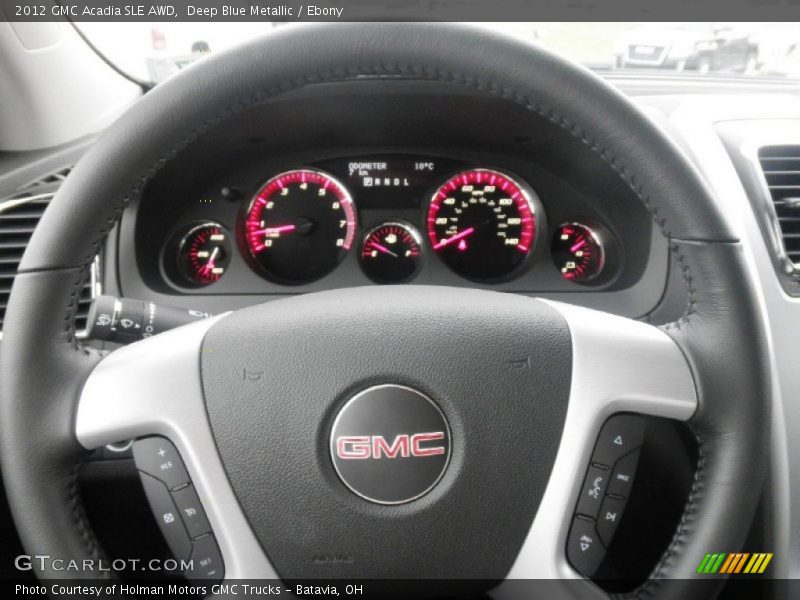 Deep Blue Metallic / Ebony 2012 GMC Acadia SLE AWD