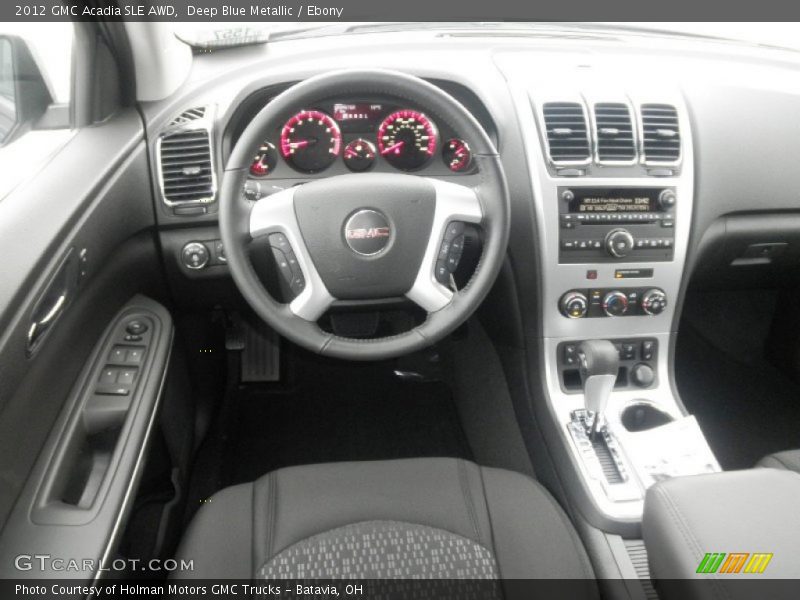 Deep Blue Metallic / Ebony 2012 GMC Acadia SLE AWD