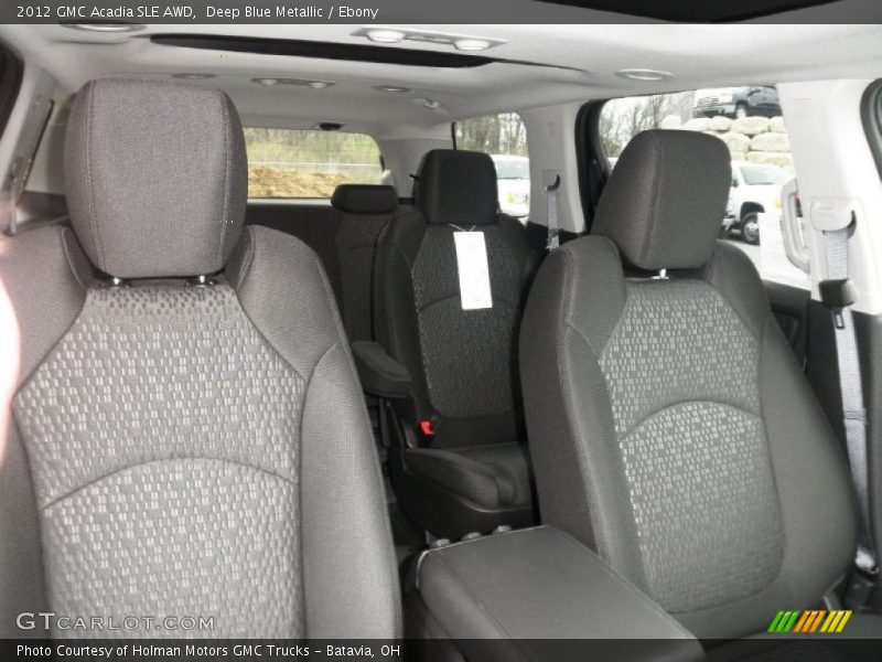 Deep Blue Metallic / Ebony 2012 GMC Acadia SLE AWD