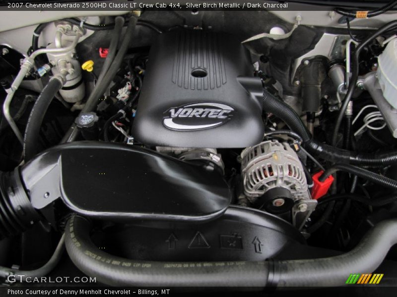 Silver Birch Metallic / Dark Charcoal 2007 Chevrolet Silverado 2500HD Classic LT Crew Cab 4x4