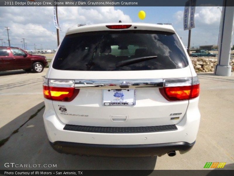 Stone White / Dark Graystone/Medium Graystone 2011 Dodge Durango Crew
