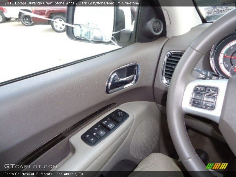 Stone White / Dark Graystone/Medium Graystone 2011 Dodge Durango Crew