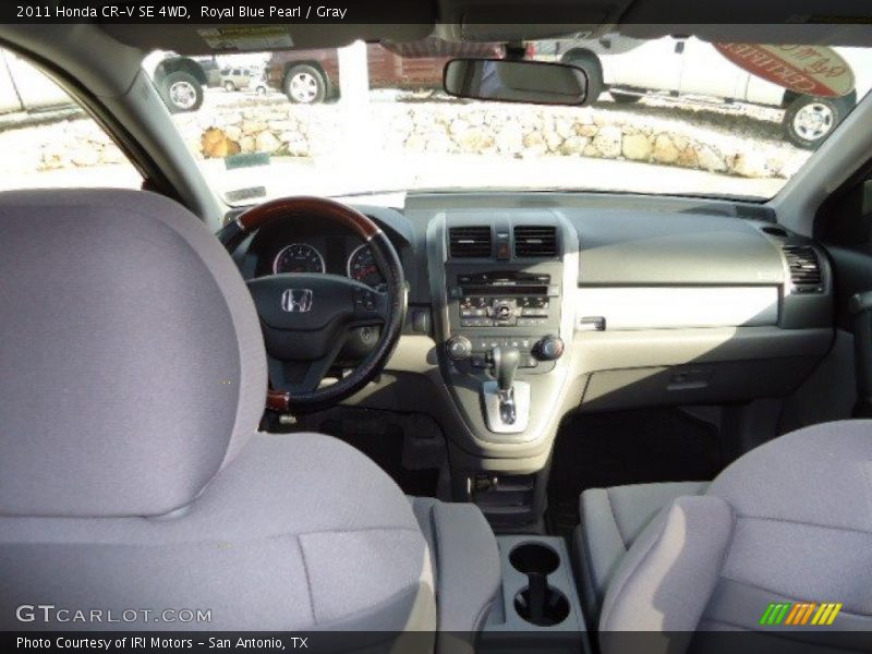 Royal Blue Pearl / Gray 2011 Honda CR-V SE 4WD