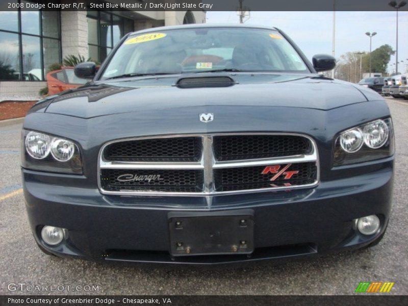 Steel Blue Metallic / Dark/Light Slate Gray 2008 Dodge Charger R/T