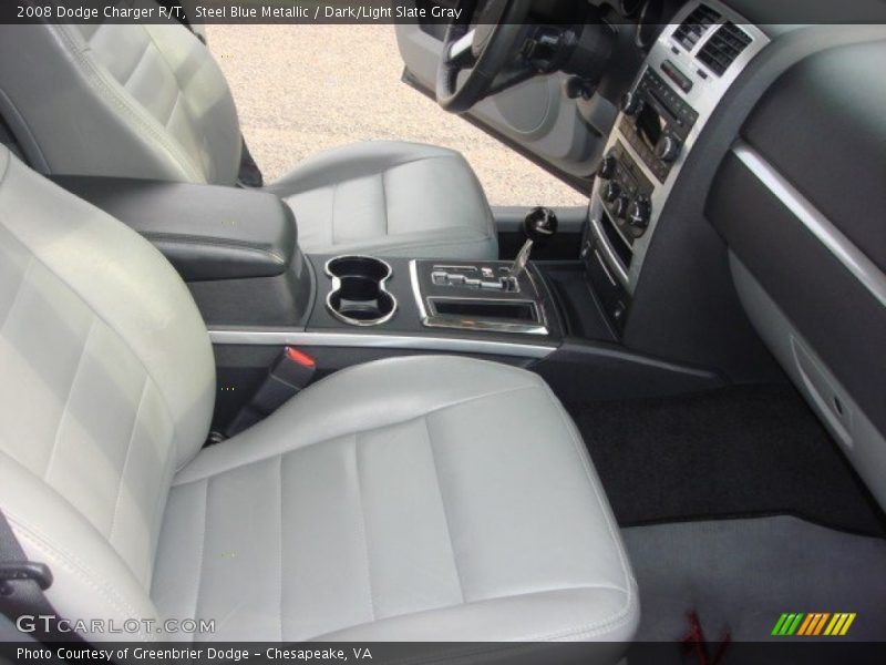 Steel Blue Metallic / Dark/Light Slate Gray 2008 Dodge Charger R/T