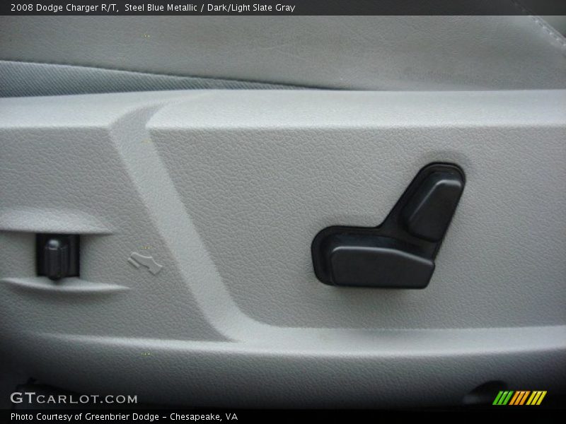 Steel Blue Metallic / Dark/Light Slate Gray 2008 Dodge Charger R/T