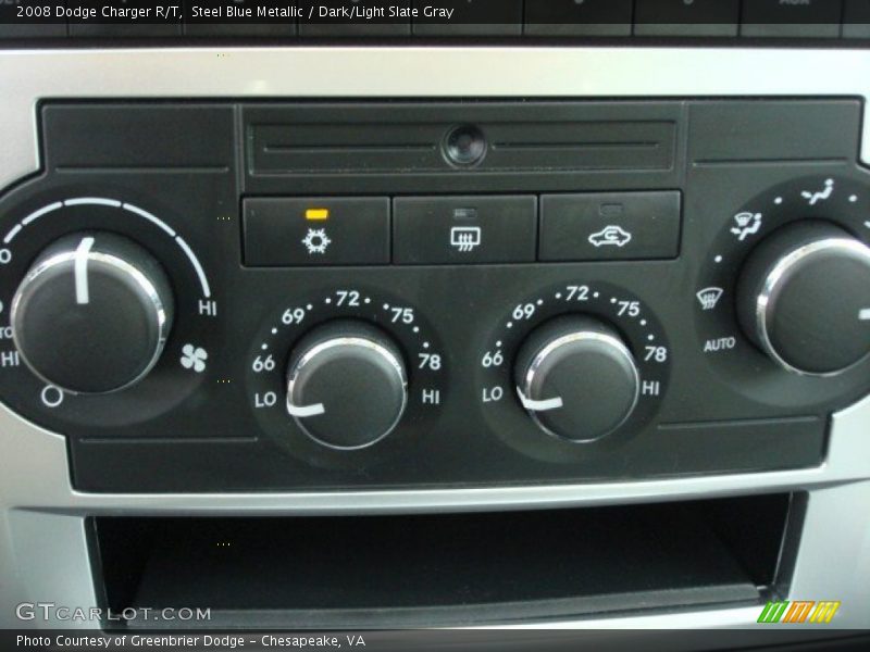 Steel Blue Metallic / Dark/Light Slate Gray 2008 Dodge Charger R/T