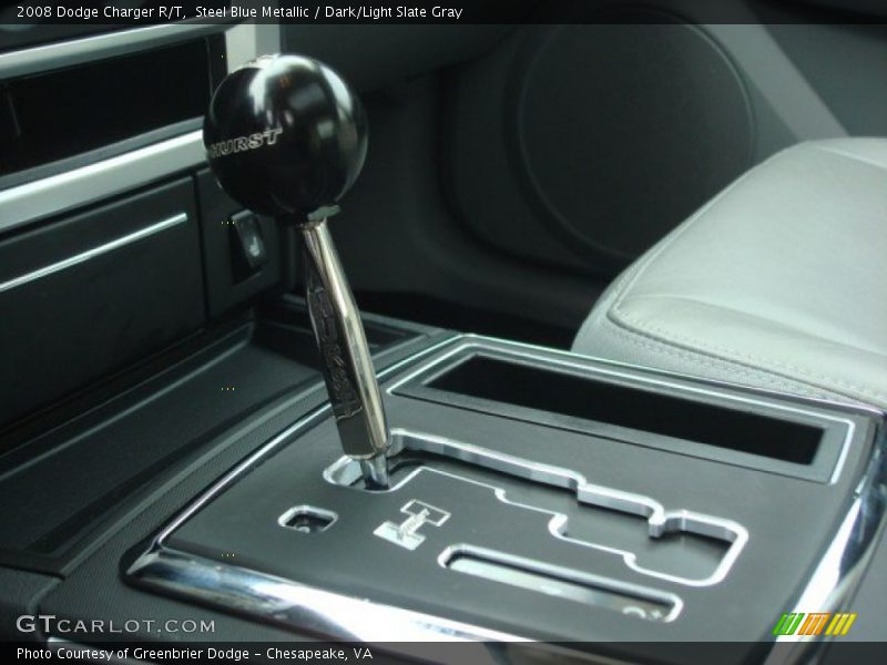 Steel Blue Metallic / Dark/Light Slate Gray 2008 Dodge Charger R/T