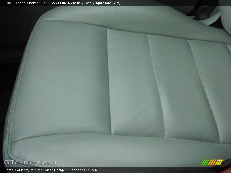 Steel Blue Metallic / Dark/Light Slate Gray 2008 Dodge Charger R/T