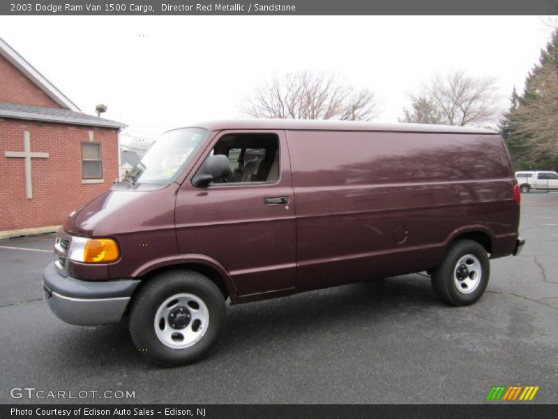 Director Red Metallic / Sandstone 2003 Dodge Ram Van 1500 Cargo
