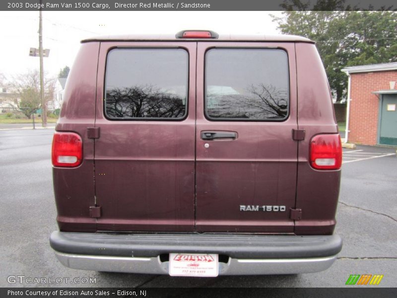 Director Red Metallic / Sandstone 2003 Dodge Ram Van 1500 Cargo