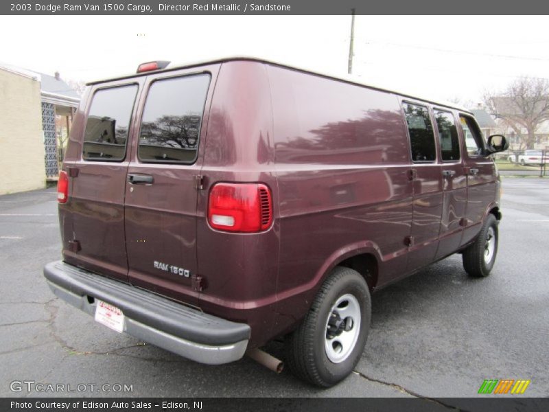 Director Red Metallic / Sandstone 2003 Dodge Ram Van 1500 Cargo