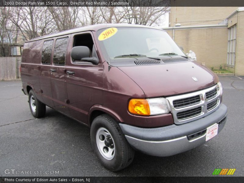 Director Red Metallic / Sandstone 2003 Dodge Ram Van 1500 Cargo