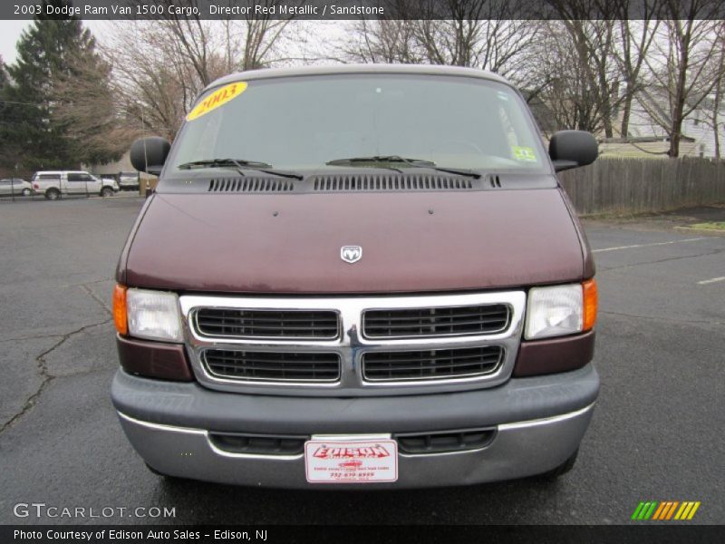 Director Red Metallic / Sandstone 2003 Dodge Ram Van 1500 Cargo