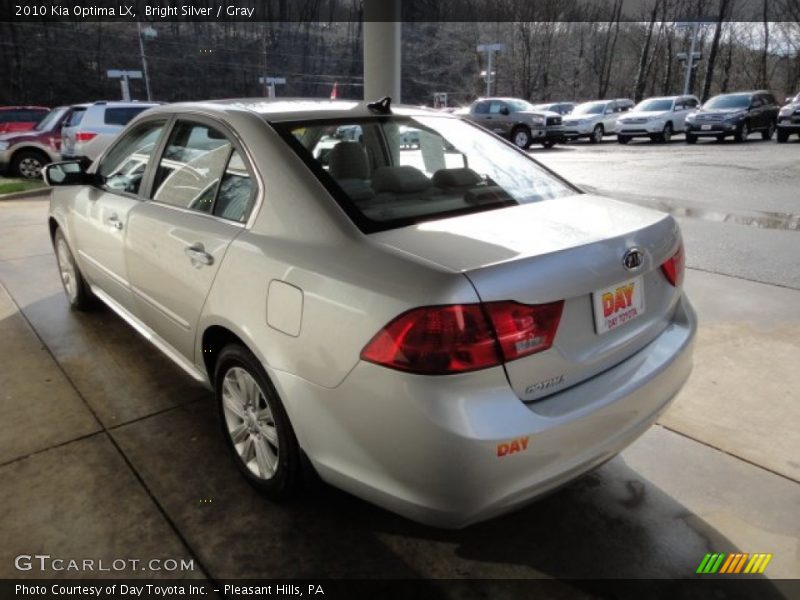 Bright Silver / Gray 2010 Kia Optima LX