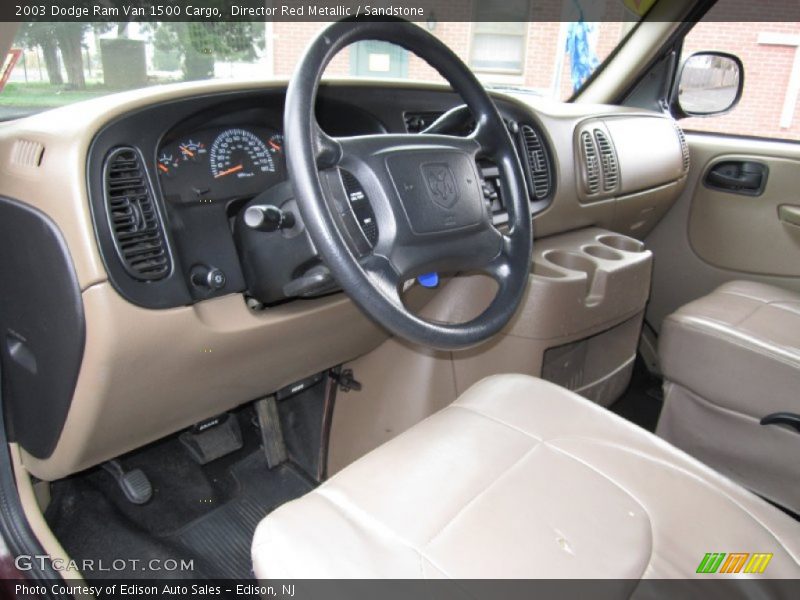Director Red Metallic / Sandstone 2003 Dodge Ram Van 1500 Cargo