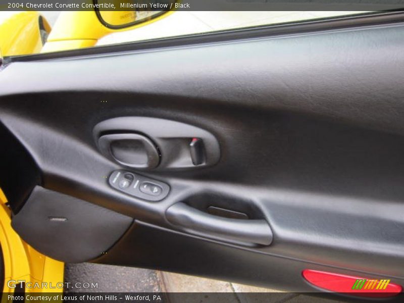 Millenium Yellow / Black 2004 Chevrolet Corvette Convertible