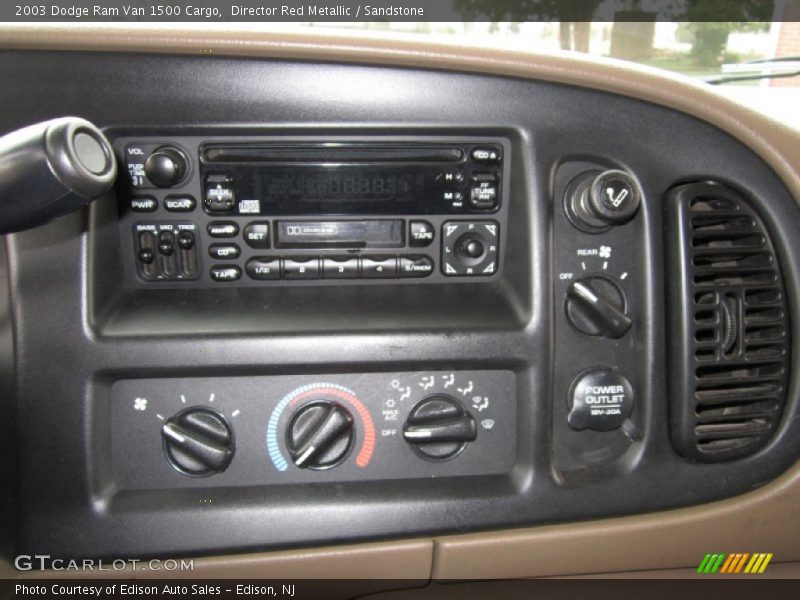 Director Red Metallic / Sandstone 2003 Dodge Ram Van 1500 Cargo