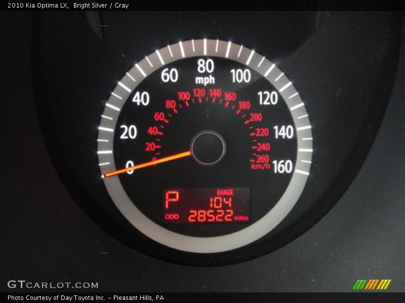 Bright Silver / Gray 2010 Kia Optima LX