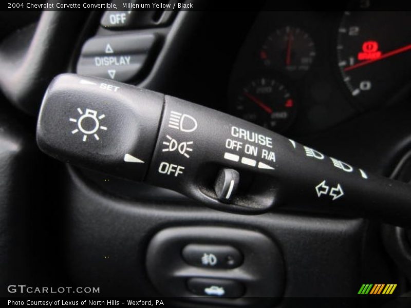 Controls of 2004 Corvette Convertible