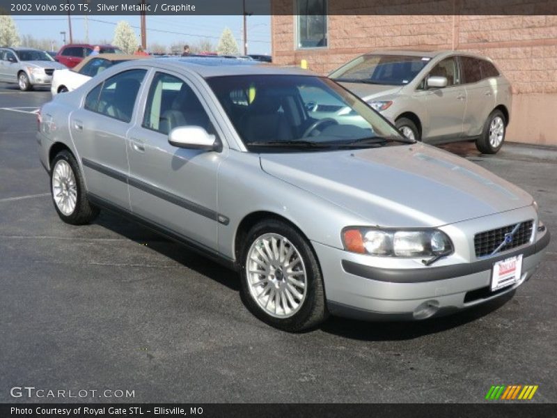 Silver Metallic / Graphite 2002 Volvo S60 T5