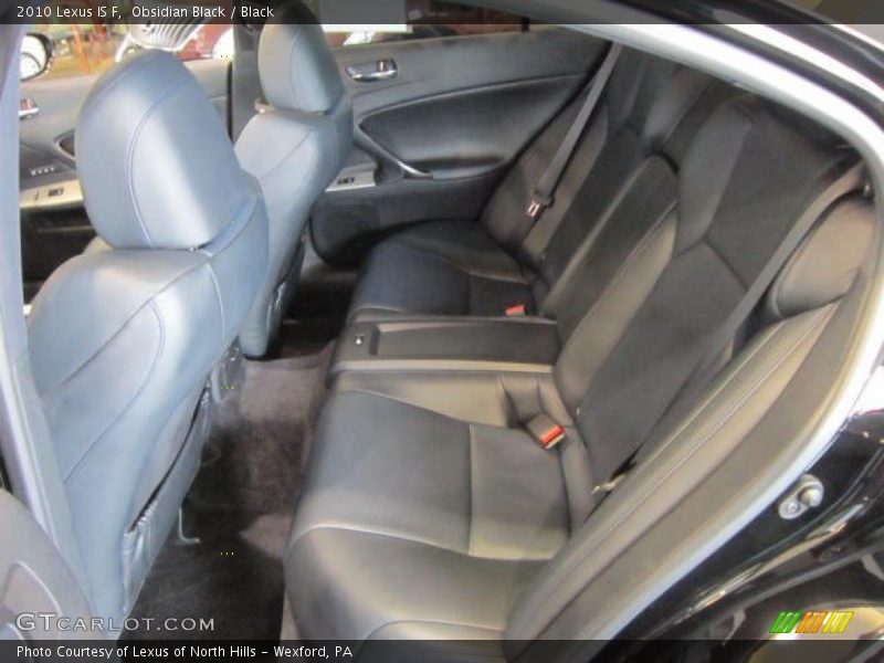  2010 IS F Black Interior