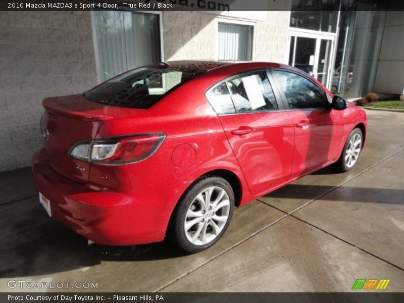 True Red / Black 2010 Mazda MAZDA3 s Sport 4 Door