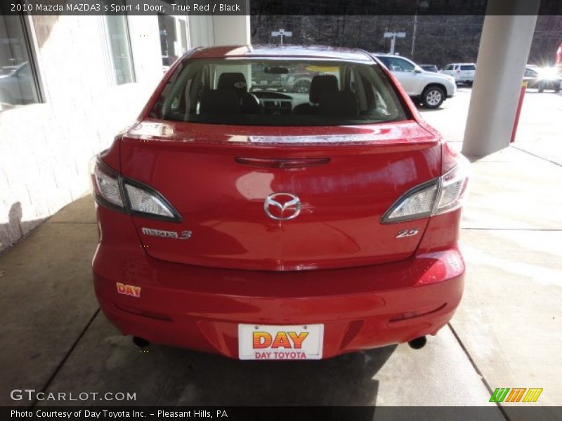 True Red / Black 2010 Mazda MAZDA3 s Sport 4 Door