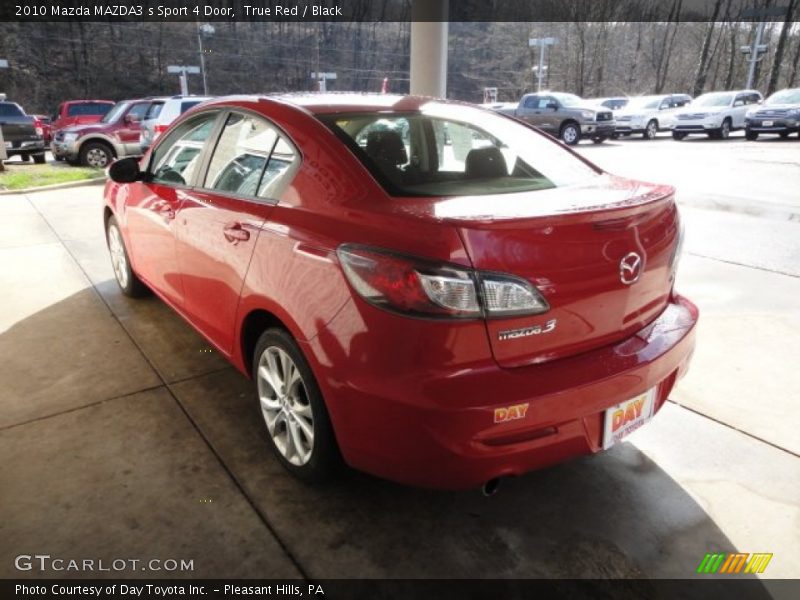 True Red / Black 2010 Mazda MAZDA3 s Sport 4 Door