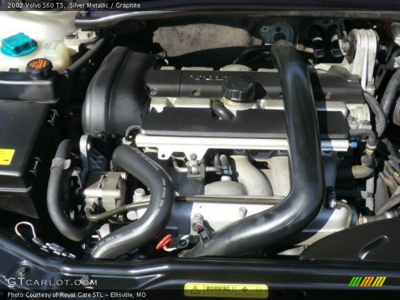  2002 S60 T5 Engine - 2.3 Liter Turbocharged DOHC 20-Valve Inline 5 Cylinder