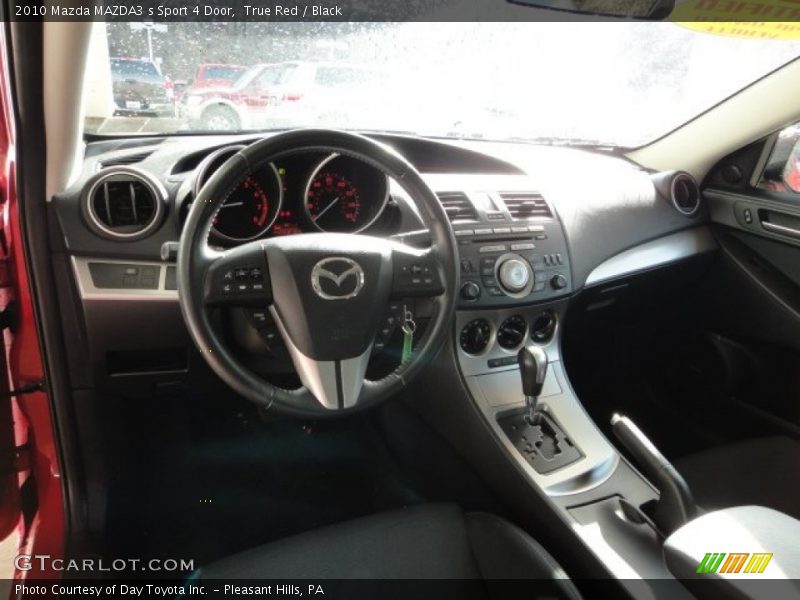 True Red / Black 2010 Mazda MAZDA3 s Sport 4 Door