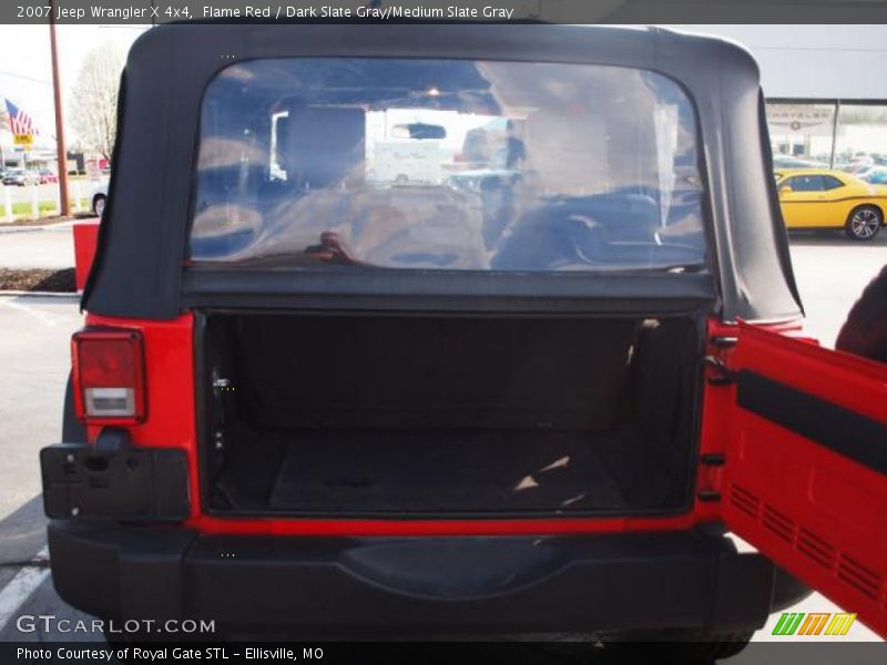 Flame Red / Dark Slate Gray/Medium Slate Gray 2007 Jeep Wrangler X 4x4