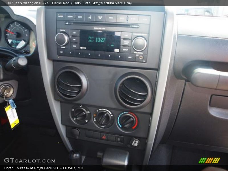 Flame Red / Dark Slate Gray/Medium Slate Gray 2007 Jeep Wrangler X 4x4