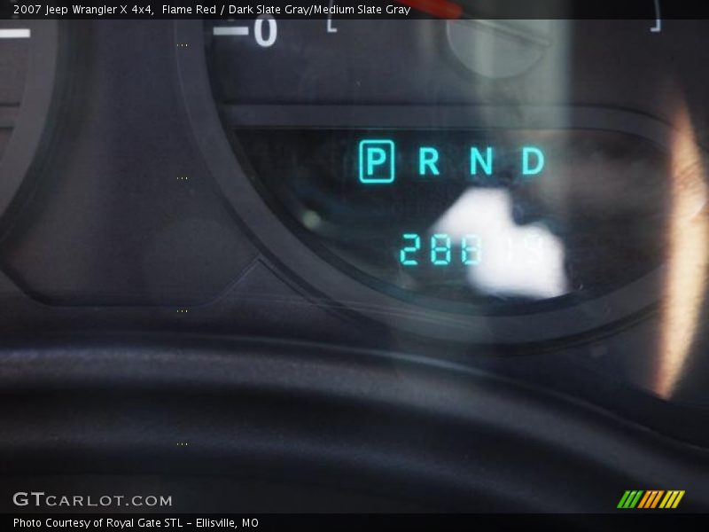 Flame Red / Dark Slate Gray/Medium Slate Gray 2007 Jeep Wrangler X 4x4