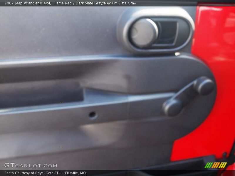 Flame Red / Dark Slate Gray/Medium Slate Gray 2007 Jeep Wrangler X 4x4