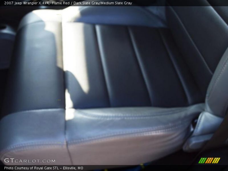 Flame Red / Dark Slate Gray/Medium Slate Gray 2007 Jeep Wrangler X 4x4