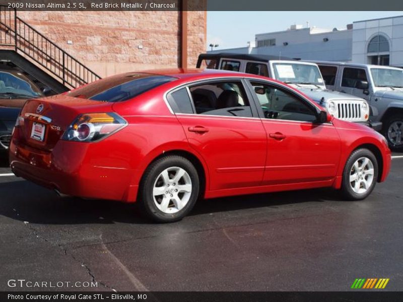 Red Brick Metallic / Charcoal 2009 Nissan Altima 2.5 SL