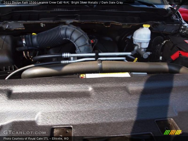Bright Silver Metallic / Dark Slate Gray 2011 Dodge Ram 1500 Laramie Crew Cab 4x4