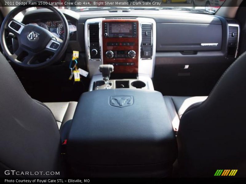 Bright Silver Metallic / Dark Slate Gray 2011 Dodge Ram 1500 Laramie Crew Cab 4x4