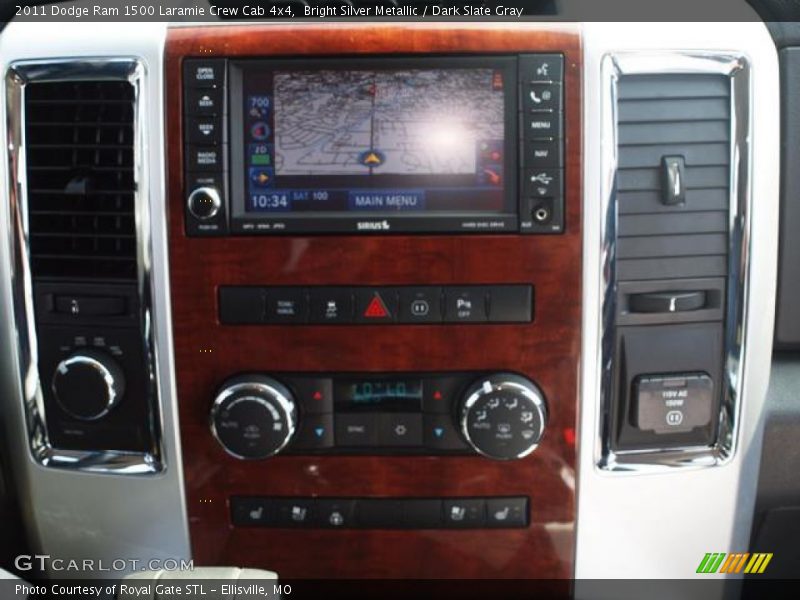 Bright Silver Metallic / Dark Slate Gray 2011 Dodge Ram 1500 Laramie Crew Cab 4x4