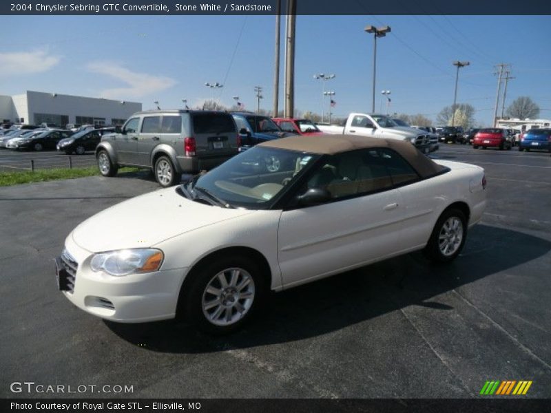 Stone White / Sandstone 2004 Chrysler Sebring GTC Convertible