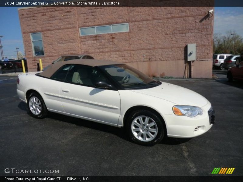 Stone White / Sandstone 2004 Chrysler Sebring GTC Convertible