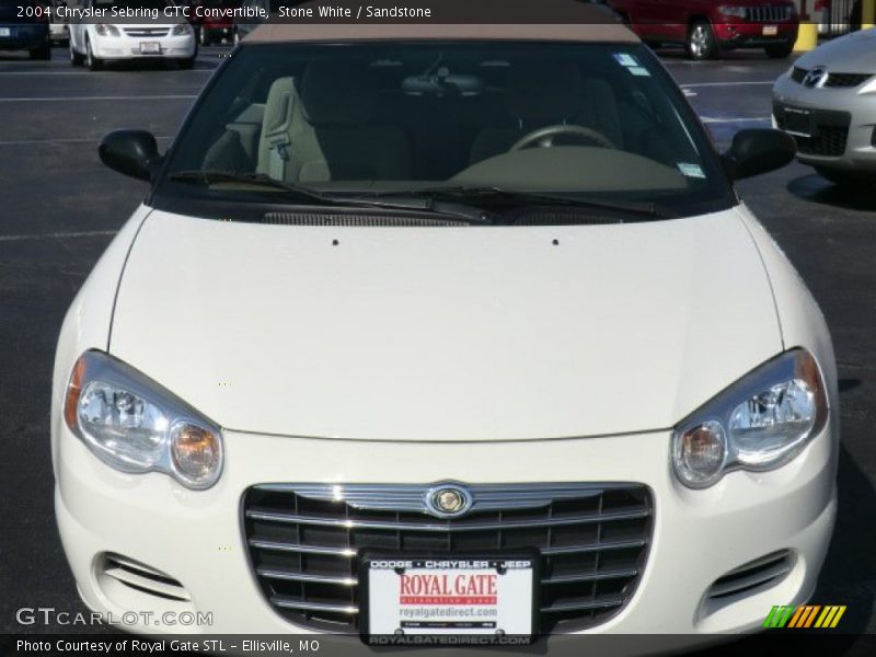 Stone White / Sandstone 2004 Chrysler Sebring GTC Convertible